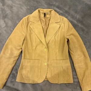 H&M Beige Corduroy Women's Blazer